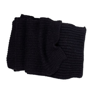 AMI BLACK KNIT SCARF | MENS SIZE 300CM